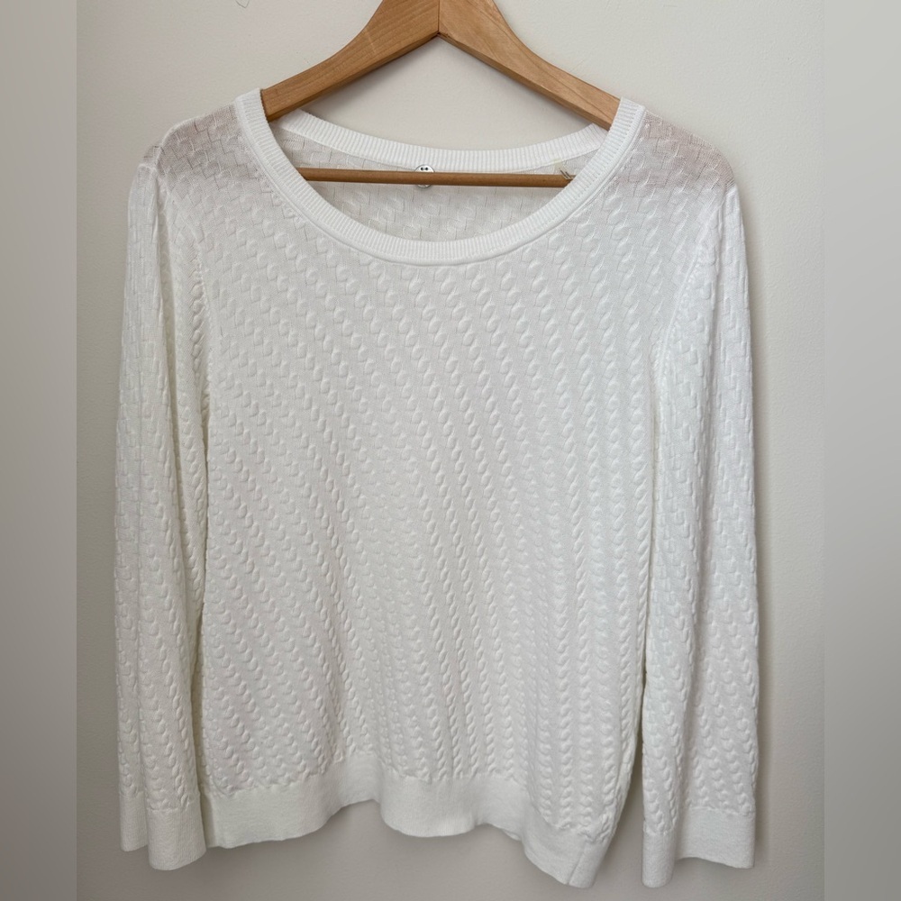 Margaret OLeary Textured Knit Pullover Sweater